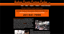 Desktop Screenshot of hudsoncountycustomcycles.com